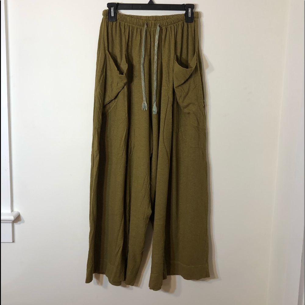 Free People Flowy Wide Leg Lounge Pants